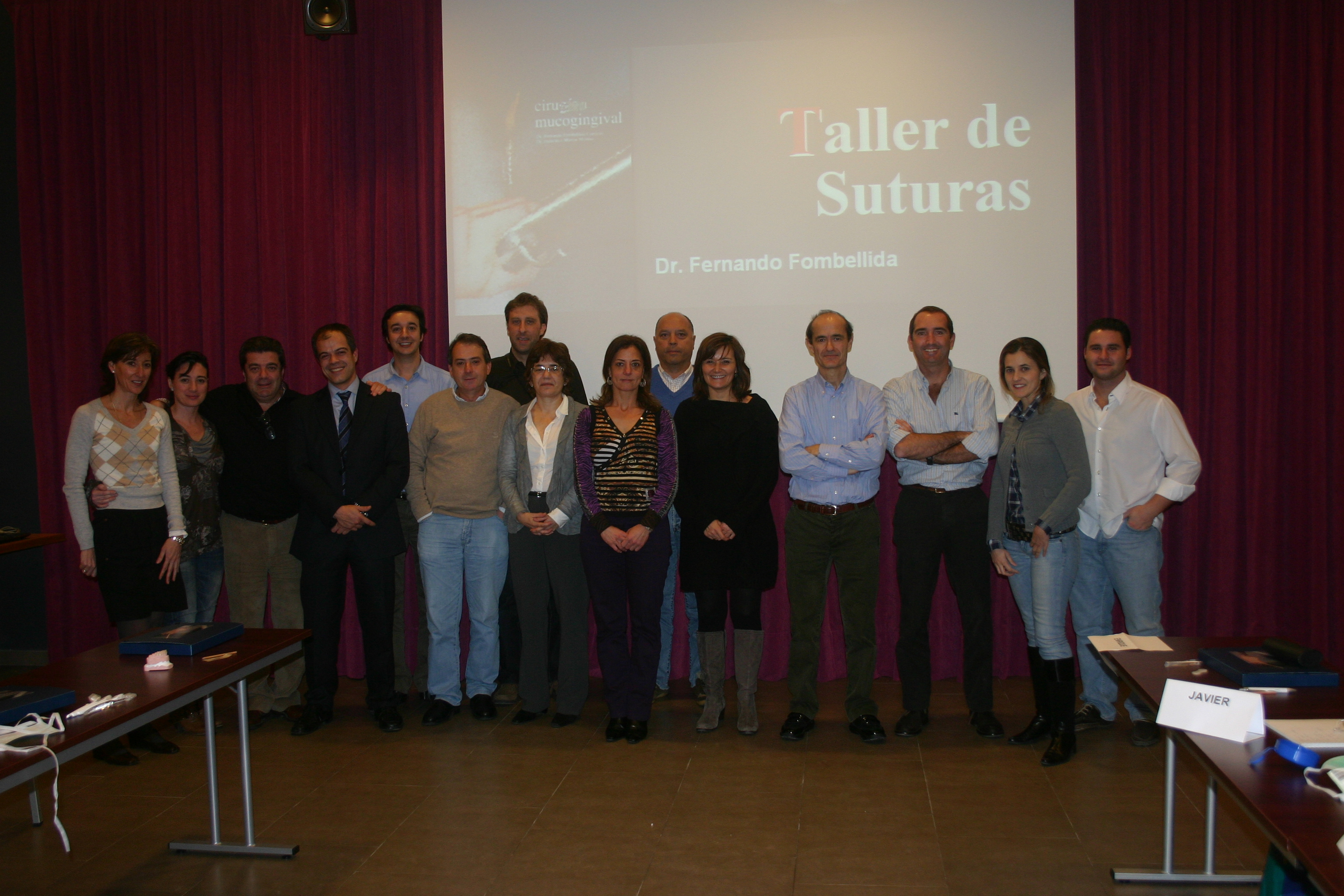 foto equipo curso Curso-taller de cirugía mucogingival para el dentista general Enero 2011